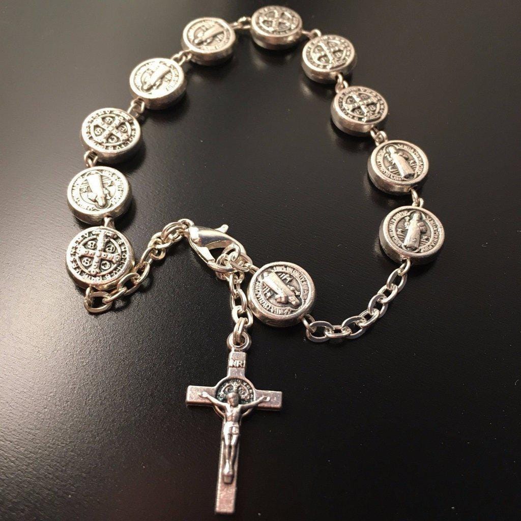 St. Benedict Bracelet  - Catholic Exorcism - Medalla San Benito - Blessed | Catholically