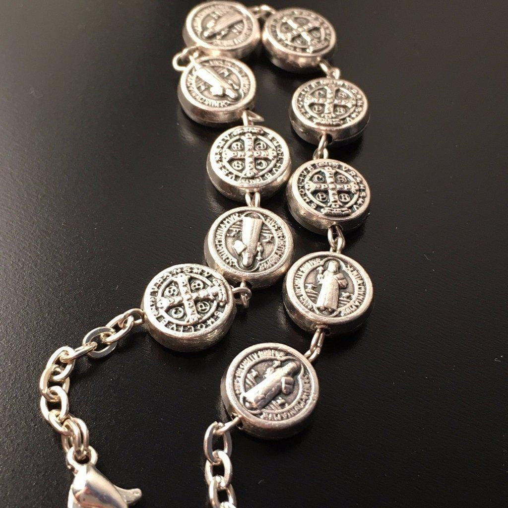 St. Benedict Bracelet  - Catholic Exorcism - Medalla San Benito - Blessed | Catholically
