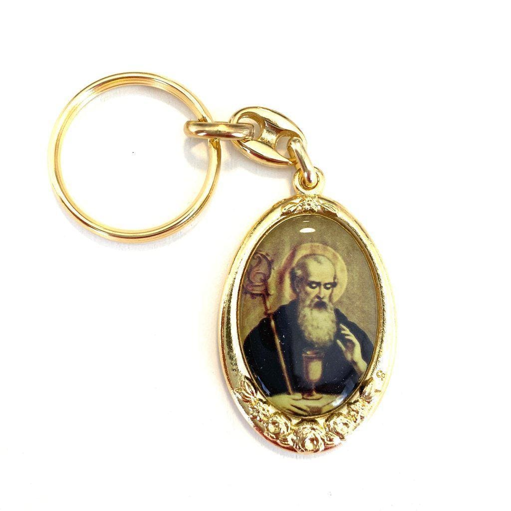 St. Benedict Catholic Key Ring  | Keychain | Catholically