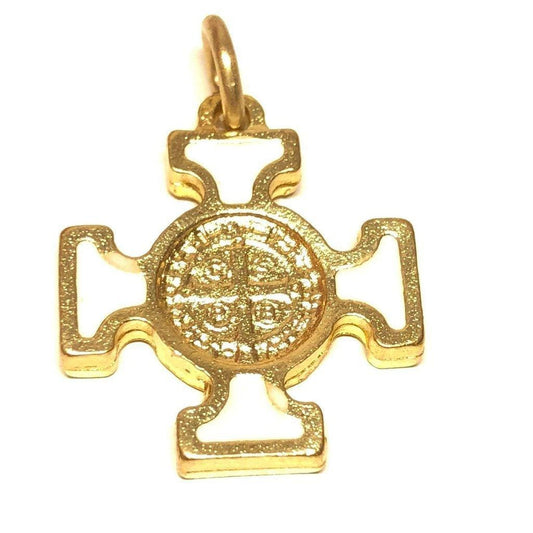 St. Benedict Celtic Cross Blessed by Pope - Pendant - San Benito | Catholically