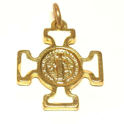 St. Benedict Celtic Cross Blessed by Pope - Pendant - San Benito | Catholically