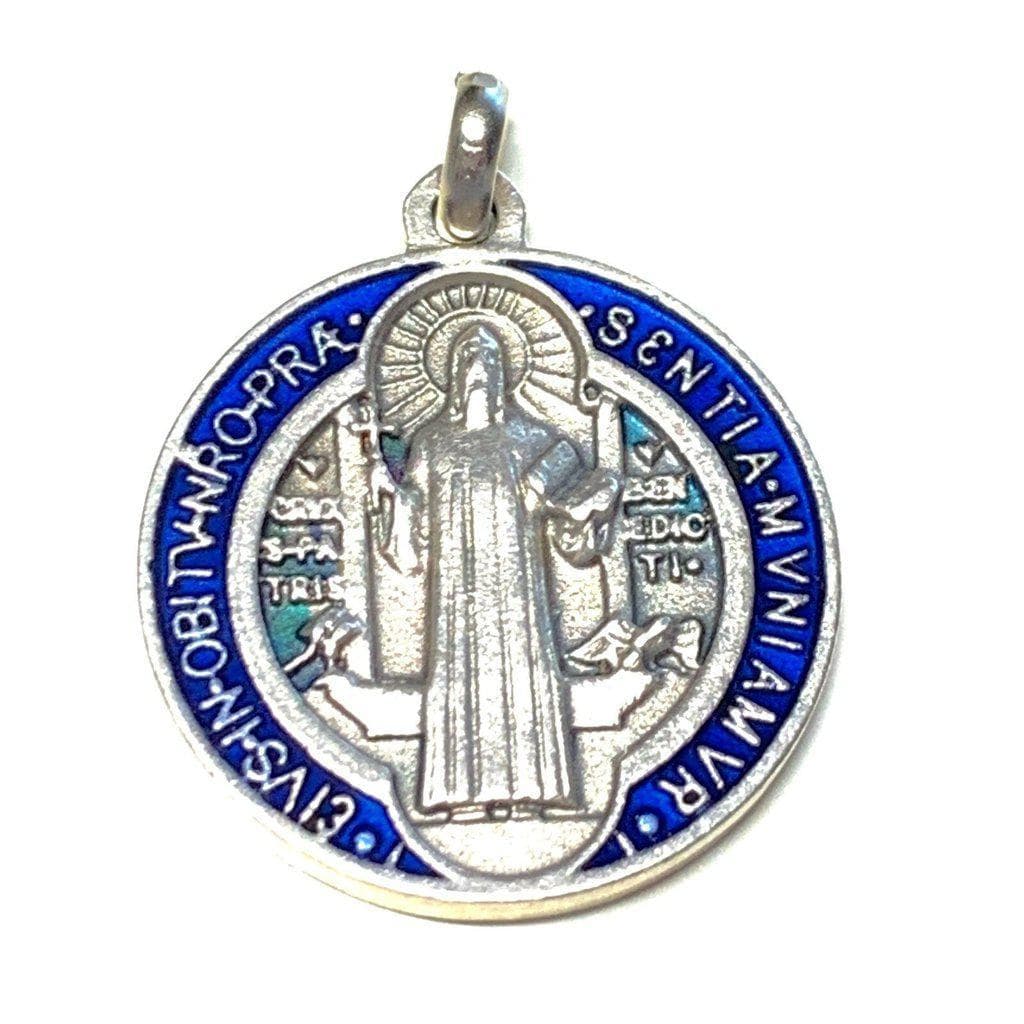 St. Benedict Enamel 1"- Medal Catholic Exorcism - Blessed By Pope | Catholically