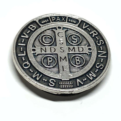 St. Benedict Magnet Medal - Medallion - Catholic Exorcism - Blessed By Pope | Catholically