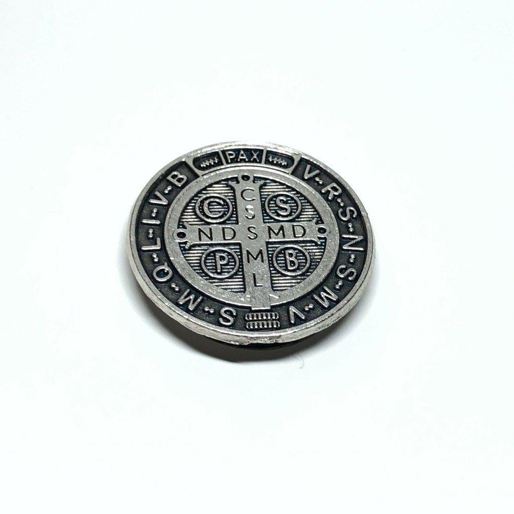 St. Benedict Magnet Medal - Medallion - Catholic Exorcism - Blessed By Pope | Catholically