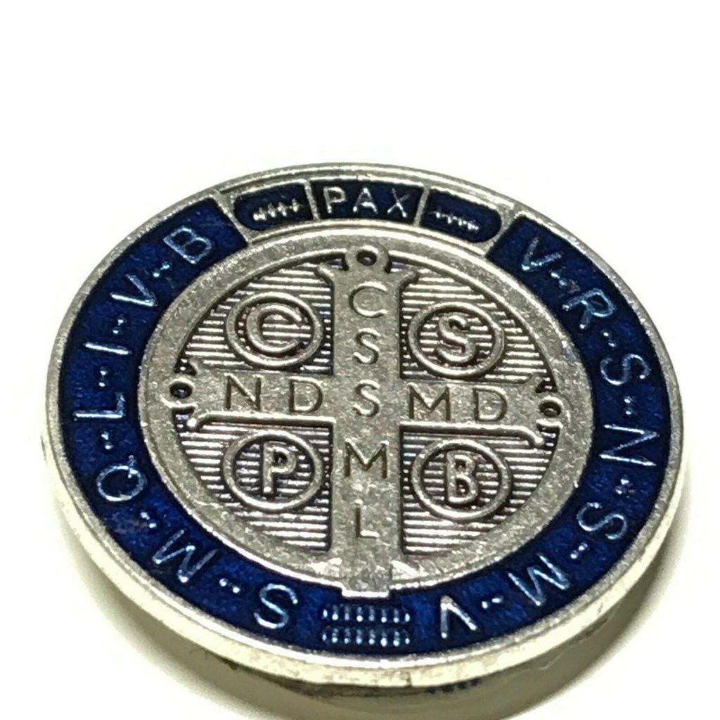 St. Benedict Magnet Medal - Medallion - Catholic Exorcism - Blessed By Pope | Catholically