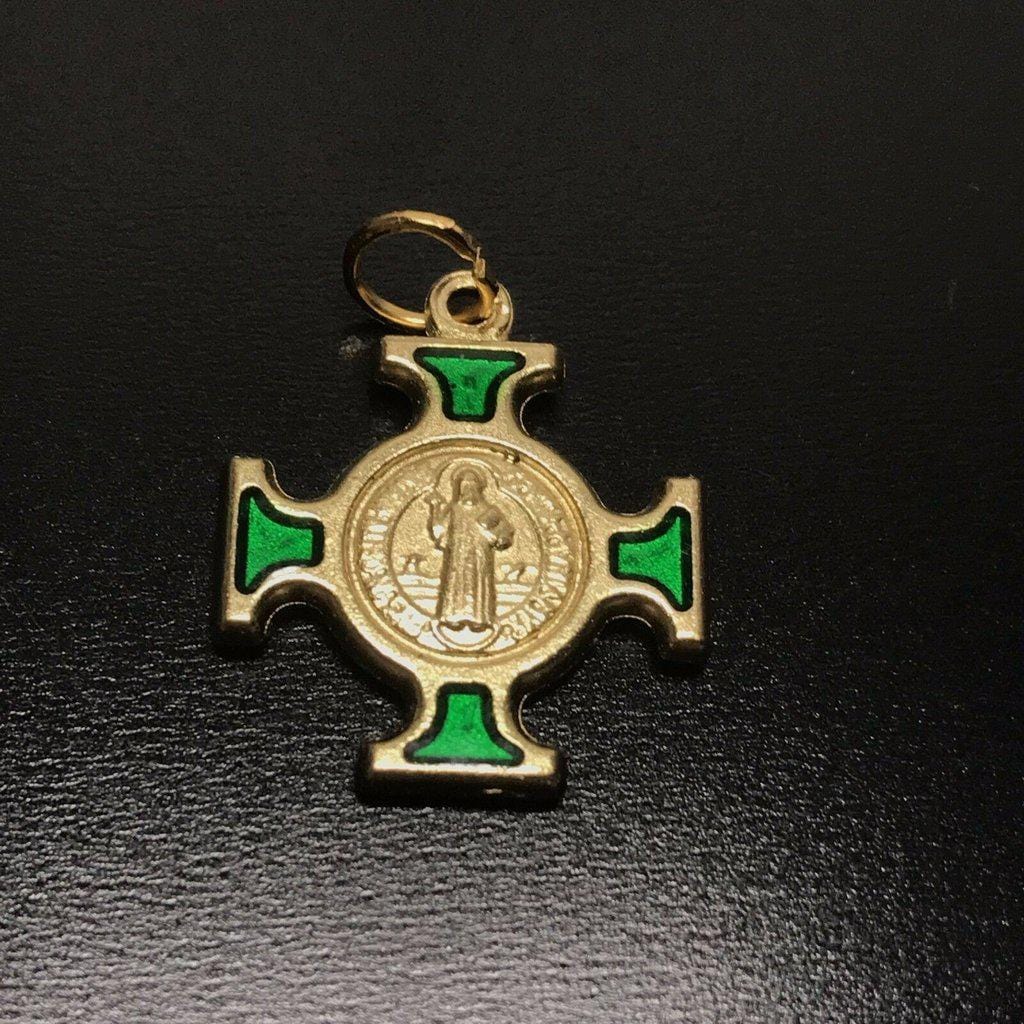 St. Benedict  Medal - Celtic Cross Blessed by Pope - Pendant - San Benito | Catholically