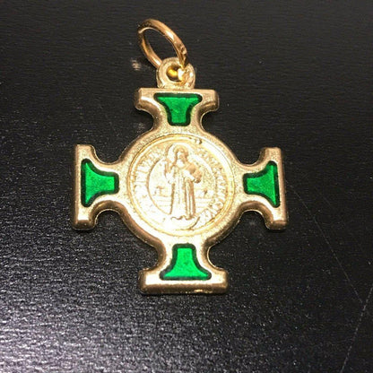 St. Benedict  Medal - Celtic Cross Blessed by Pope - Pendant - San Benito | Catholically