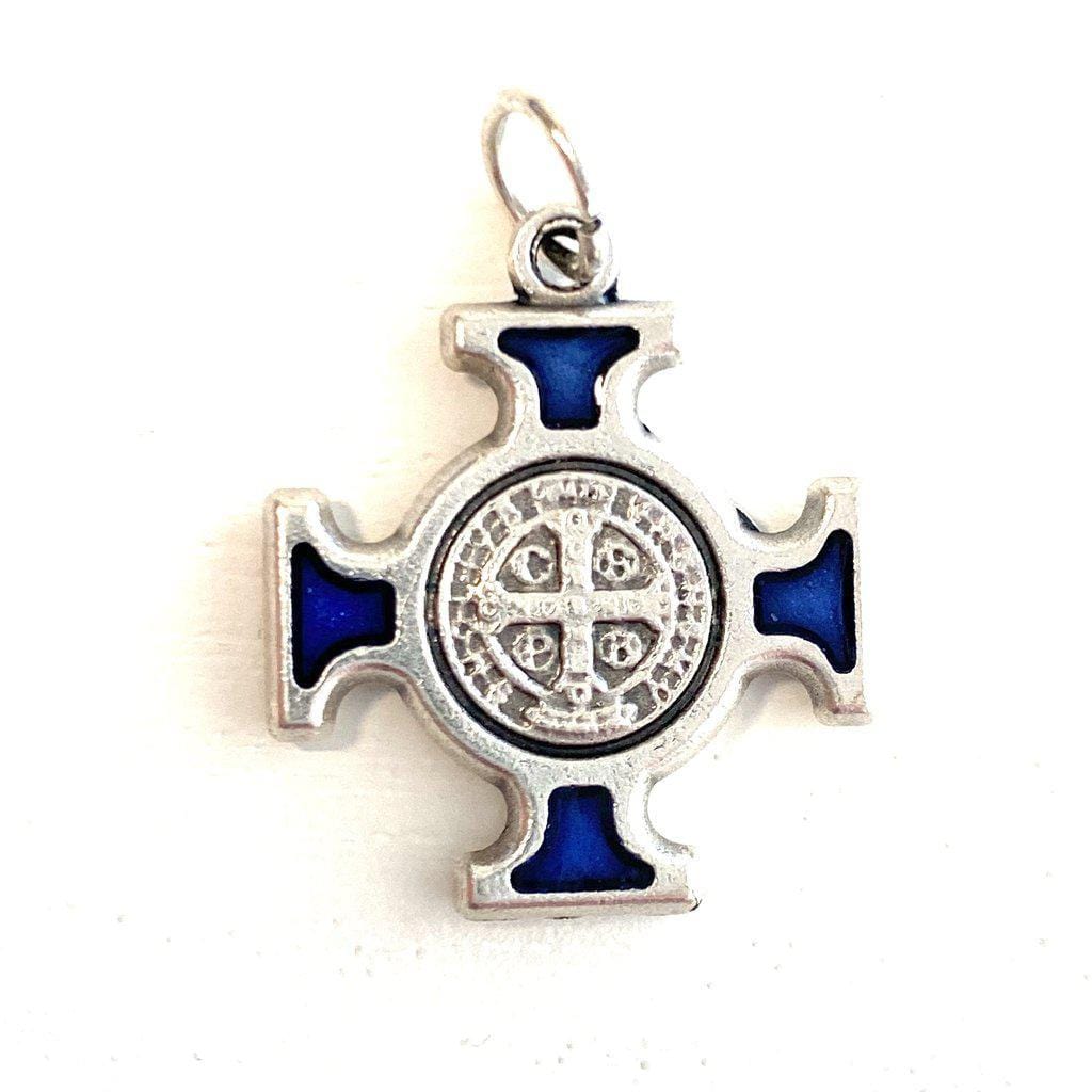St. Benedict  Medal - Cross Blessed by Pope - Pendant - San Benito HQ | Catholically