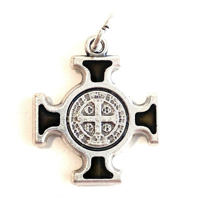 St. Benedict  Medal - Cross Blessed by Pope - Pendant - San Benito HQ | Catholically