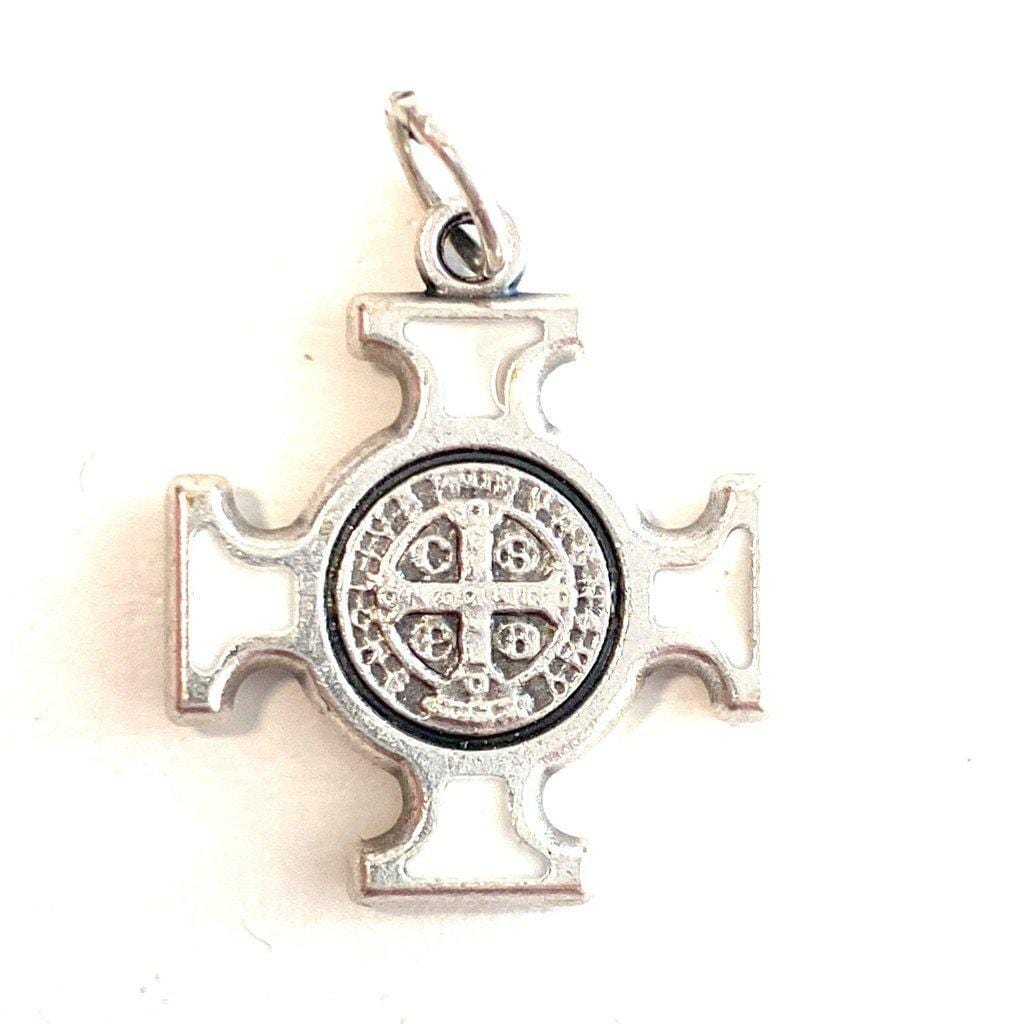 St. Benedict  Medal - Cross Blessed by Pope - Pendant - San Benito HQ | Catholically