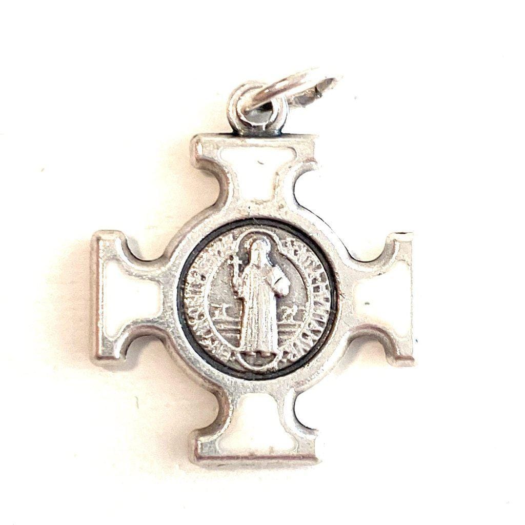 St. Benedict  Medal - Cross Blessed by Pope - Pendant - San Benito HQ | Catholically