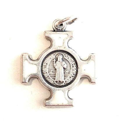 St. Benedict  Medal - Cross Blessed by Pope - Pendant - San Benito HQ | Catholically