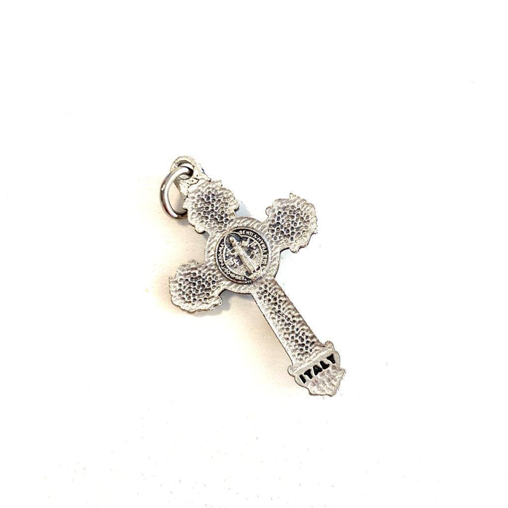 St. Benedict Ornate Crucifix - Blessed By Pope - Rosary Cross - Pendant | Catholically