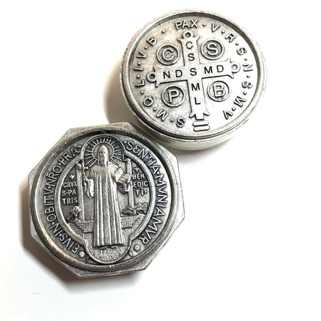 St. Benedict - San Benito - Tiny Military Rosary Blessed By Pope | Catholically