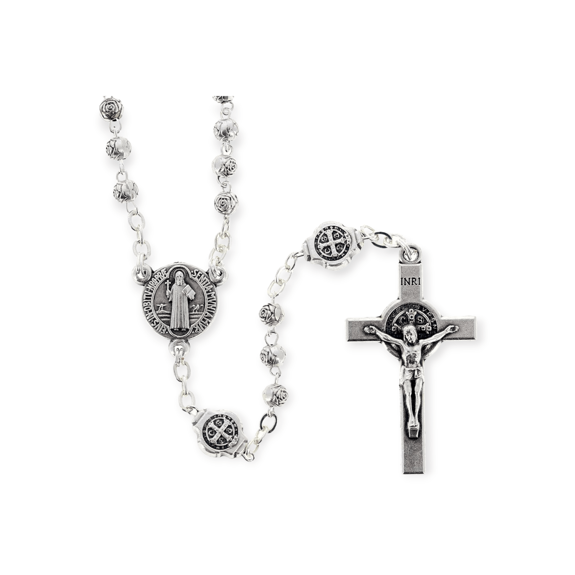 St. Benedict - San Benito - Tiny Military Rosary Blessed By Pope | Catholically