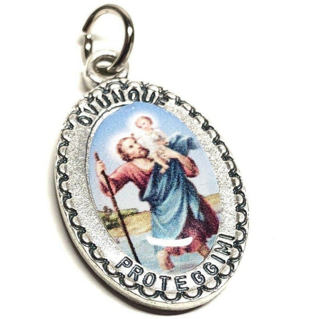 St. Christopher Medal Blessed By Pope - Patron Saint Of Travelers | Catholically