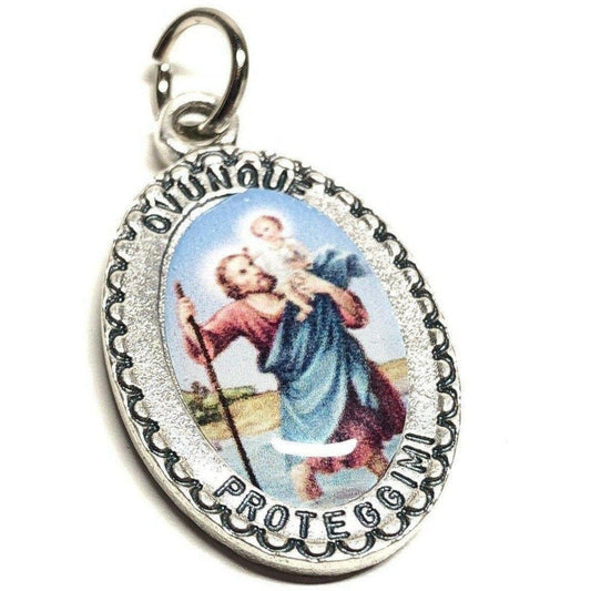 St. Christopher Medal Blessed By Pope - Patron Saint Of Travelers | Catholically