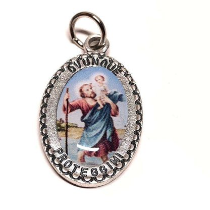 St. Christopher Medal Blessed By Pope - Patron Saint Of Travelers | Catholically