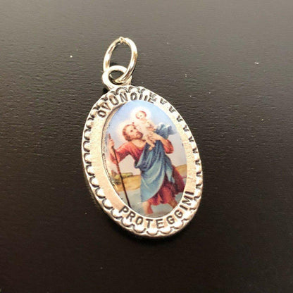St. Christopher Medal Blessed By Pope - Patron Saint Of Travelers | Catholically