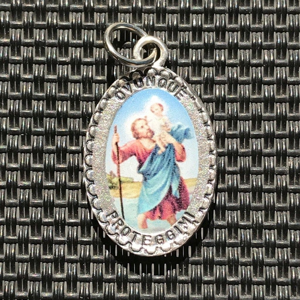 St. Christopher Medal Blessed By Pope - Patron Saint Of Travelers | Catholically