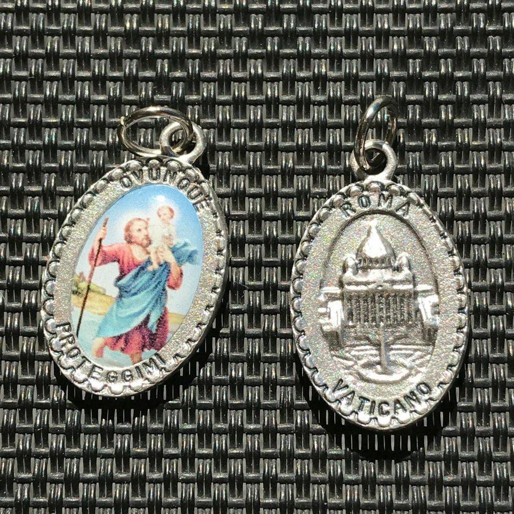 St. Christopher Medal Blessed By Pope - Patron Saint Of Travelers | Catholically