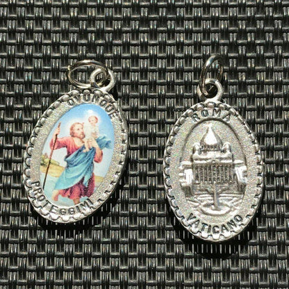 St. Christopher Medal Blessed By Pope - Patron Saint Of Travelers | Catholically