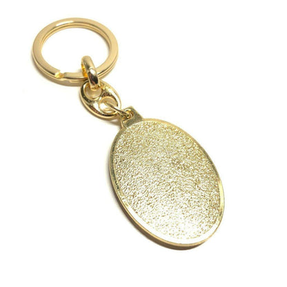 St. Christopher Silver Catholic Key Ring- Blessed By Pope | Catholically