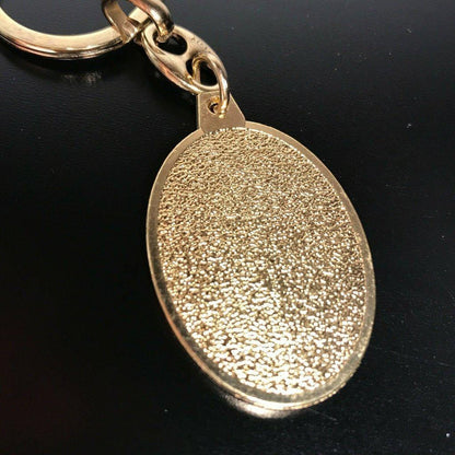 St. Christopher Silver Catholic Key Ring- Blessed By Pope | Catholically