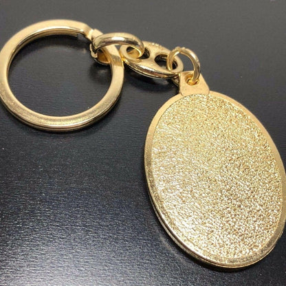 St. Christopher Silver Catholic Key Ring- Blessed By Pope | Catholically