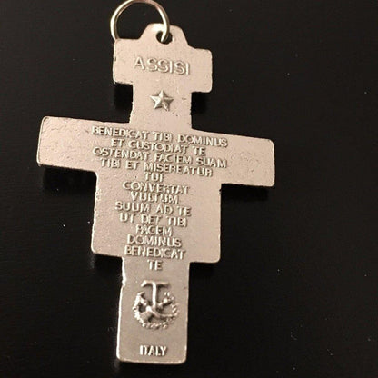 St. Damian Crucifix  Blessed by Pope- Cross - Pendant - Franciscan | Catholically