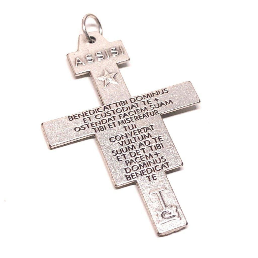 St. Damian Crucifix  Blessed by Pope - Cross - Pendant - Parts | Catholically