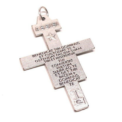 St. Damian Crucifix  Blessed by Pope - Cross - Pendant - Parts | Catholically