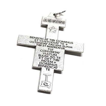 St. Damian Crucifix  Blessed by Pope - Cross - Pendant - Parts | Catholically