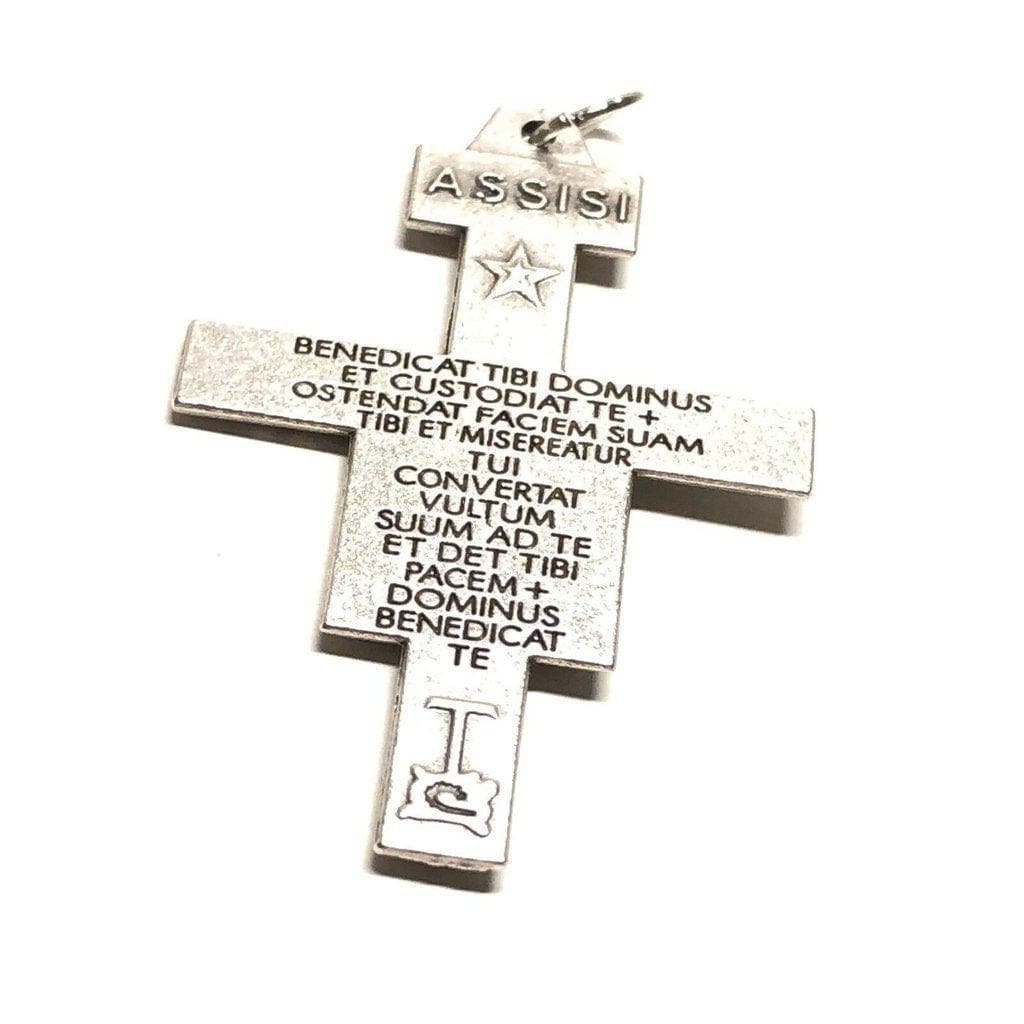St. Damian Crucifix  Blessed by Pope - Cross - Pendant - Parts | Catholically