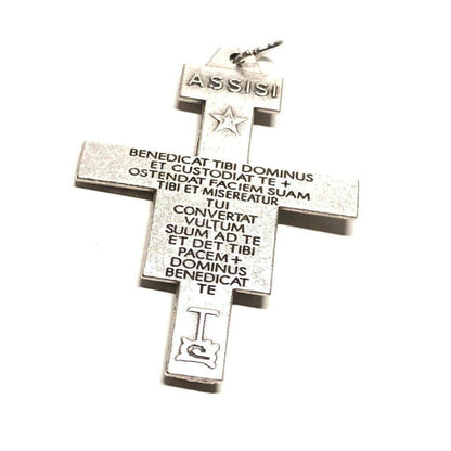 St. Damian Crucifix  Blessed by Pope - Cross - Pendant - Parts | Catholically