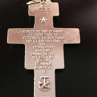 St. Damian Crucifix  Blessed by Pope- Cross - Pendant - Parts | Catholically