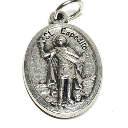St.  Expedite Medal & Miraculous Medal - Pendant - Charm | Catholically
