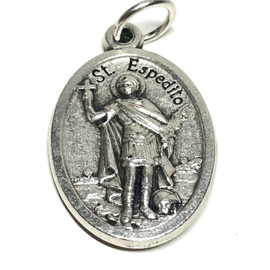 St. Expedito Expeditis Expedite Medal - Saint Expeditus -  pendant -Expedit | Catholically