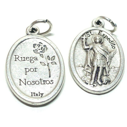 St. Expedito Expeditis Expedite Medal - Saint Expeditus Pendant - St.Expedit | Catholically