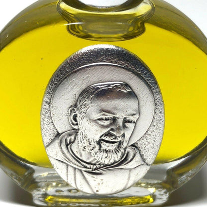 St. Father Pio- Blessed by Pope-Oil Touched To The Shrine Of Saint Pio | Catholically