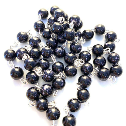 St Father Pio  Blessed  Rosary-Chain w/ 2nd Class Free Relic Padre Pio | Catholically