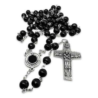 St Father Pio  Blessed  Rosary-Chain w/ 2nd Class Free Relic Padre Pio | Catholically