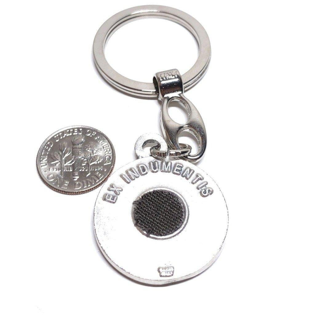St. Father Pio - Key Ring - Keyring Keychain San Padre Pio Relic Ex-Indumentis | Catholically