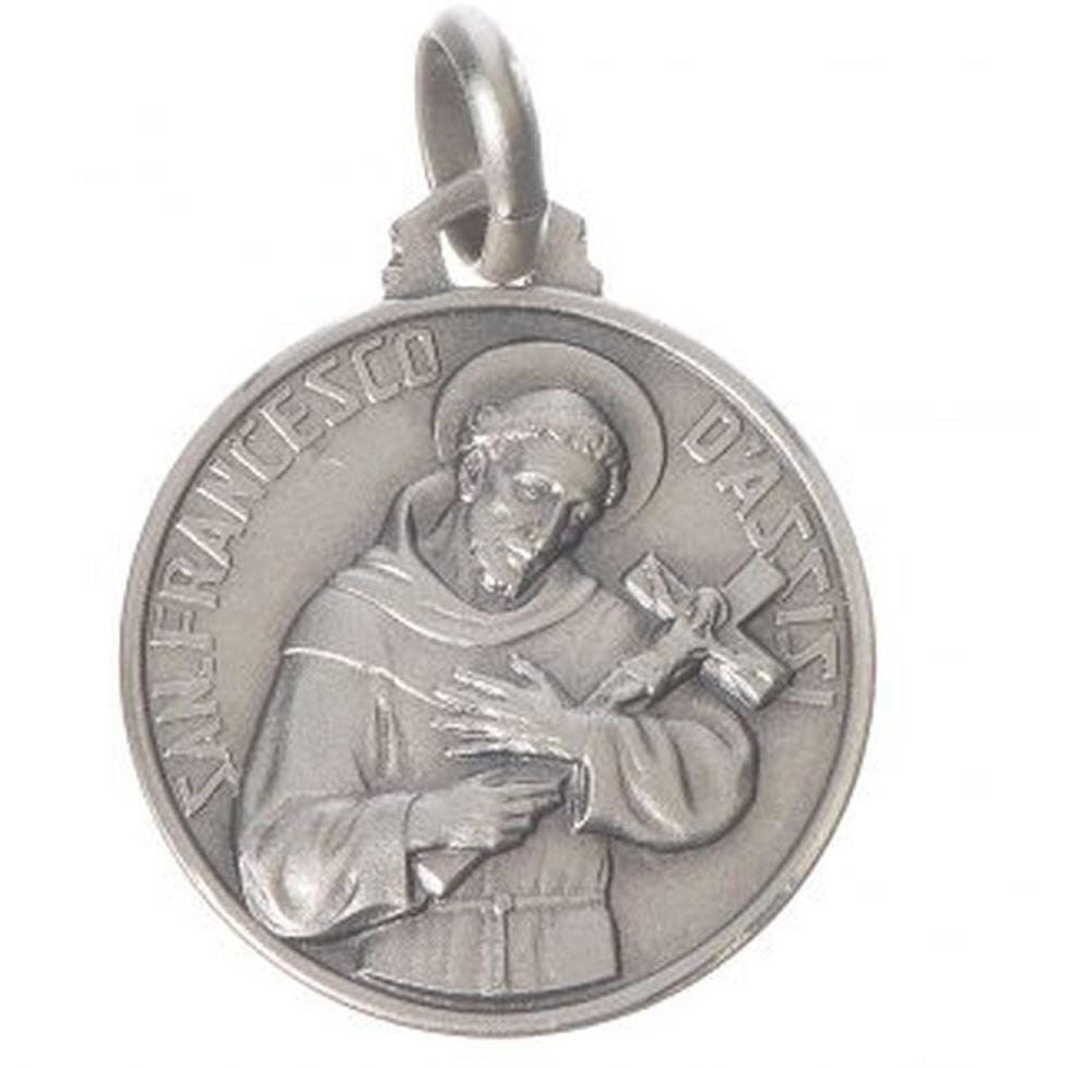 St. Francis Of Assisi  Franciscan Medal 925 Sterling Silver Patron Animals | Catholically