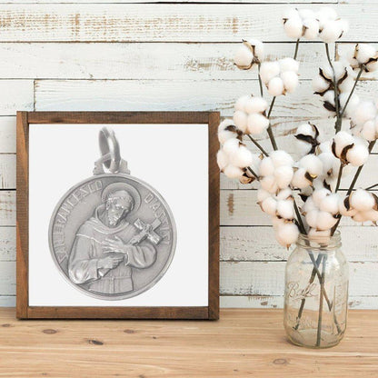 St. Francis Of Assisi  Franciscan Medal 925 Sterling Silver Patron Animals | Catholically