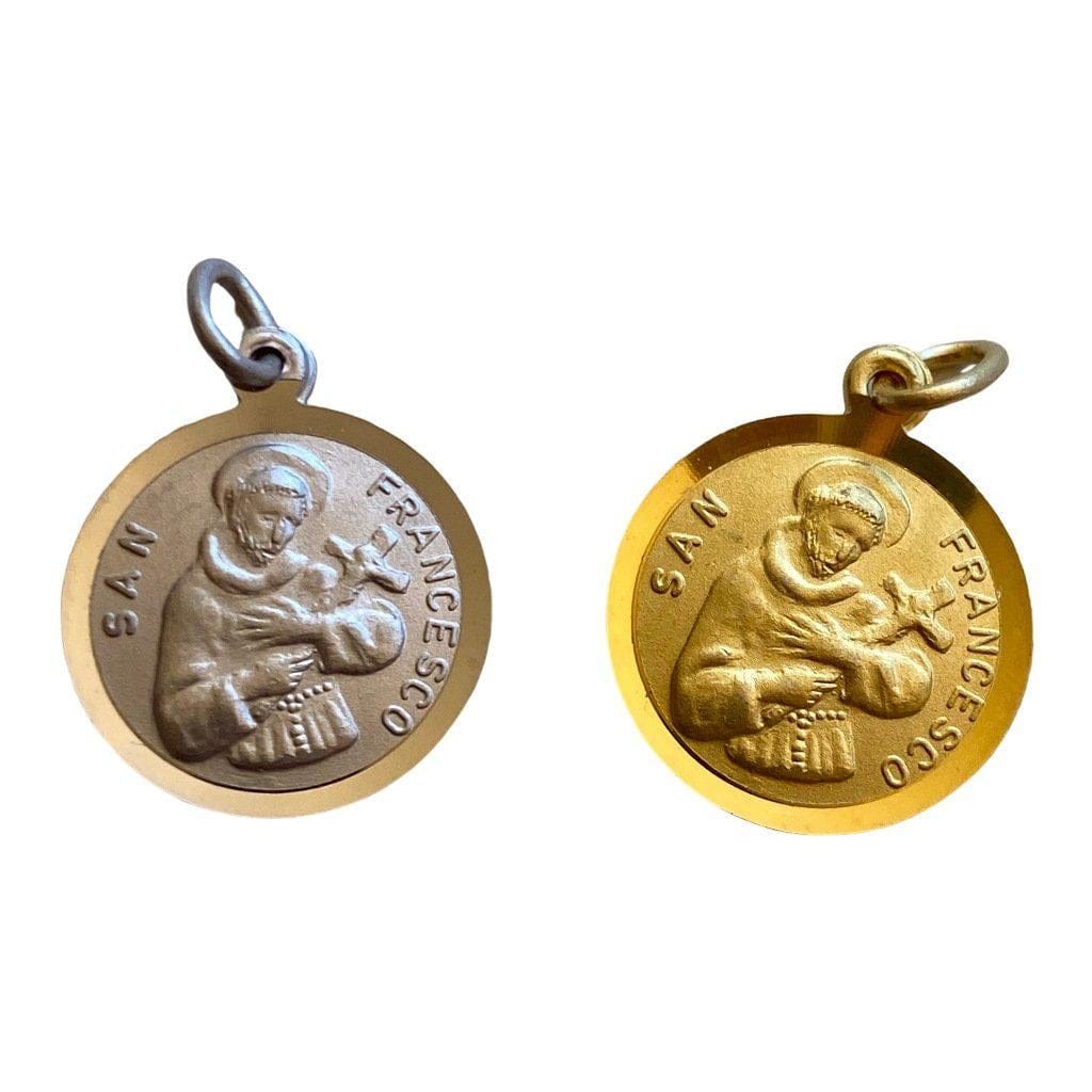 St. Francis of Assisi Relic Medal with Dust/Soil from the Tomb | Catholically