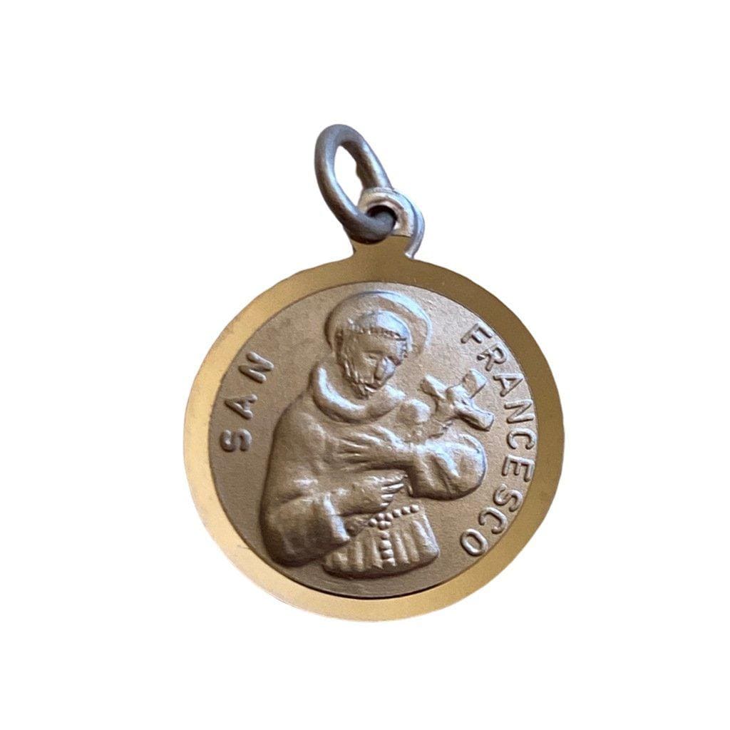 St. Francis of Assisi Relic Medal with Dust/Soil from the Tomb | Catholically