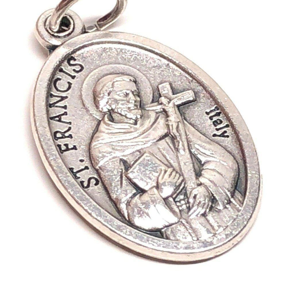 St. Francis & St. Anthony Medal - Blessed by Pope - Catholic Pendant | Catholically