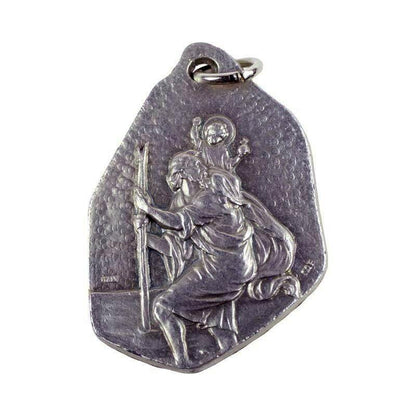 St. Francis & St. Christopher Franciscan Medal Pendant Charm Blessed By Pope | Catholically