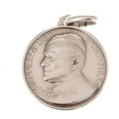 St. John Paul II Medal - 925 Sterling Silver - Blessed By Pope | Catholically